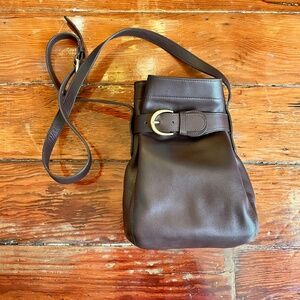 Brown Vintage Coach Soho Buckled Crossbody Bag